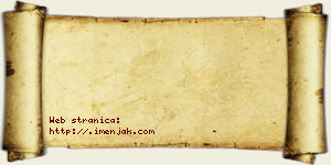 Jana Pejić vizit kartica